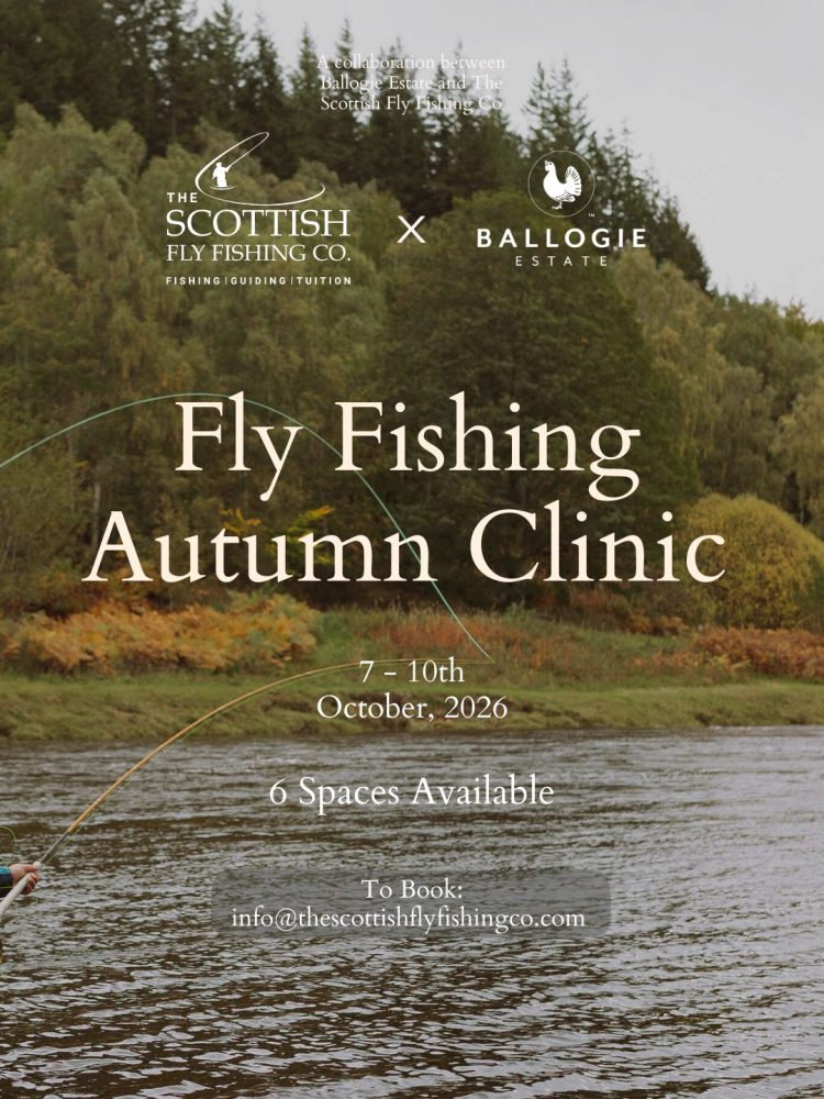 Fly Fishing Clinics on the River Dee Ballogie Estate x The Scottish Fly Fishing Co