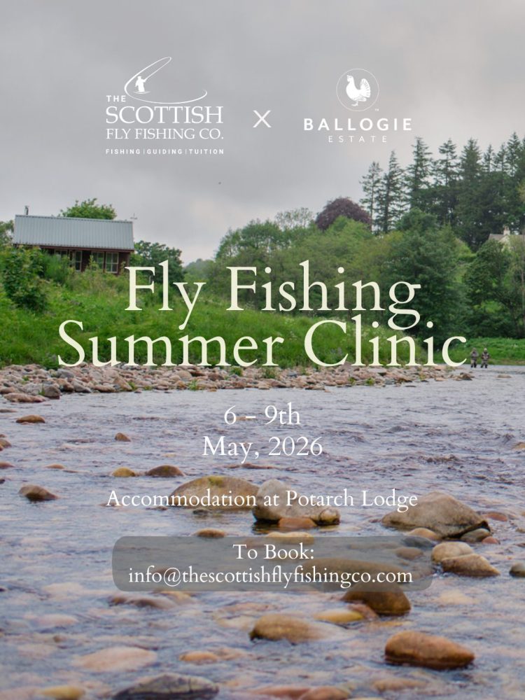 Fly Fishing Clinics on the River Dee Ballogie Estate x The Scottish Fly Fishing Co