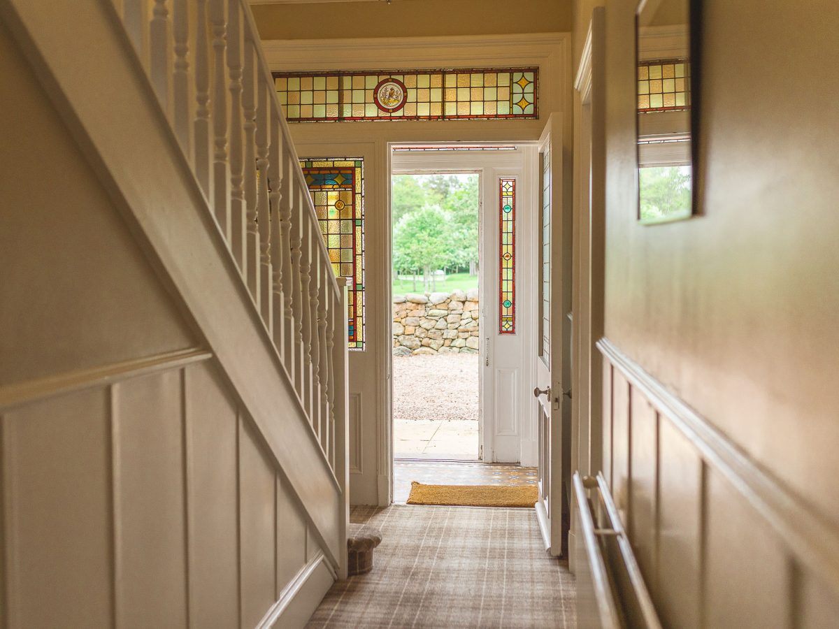 Image showing the entrance space from the front door through to the ground floor hallway