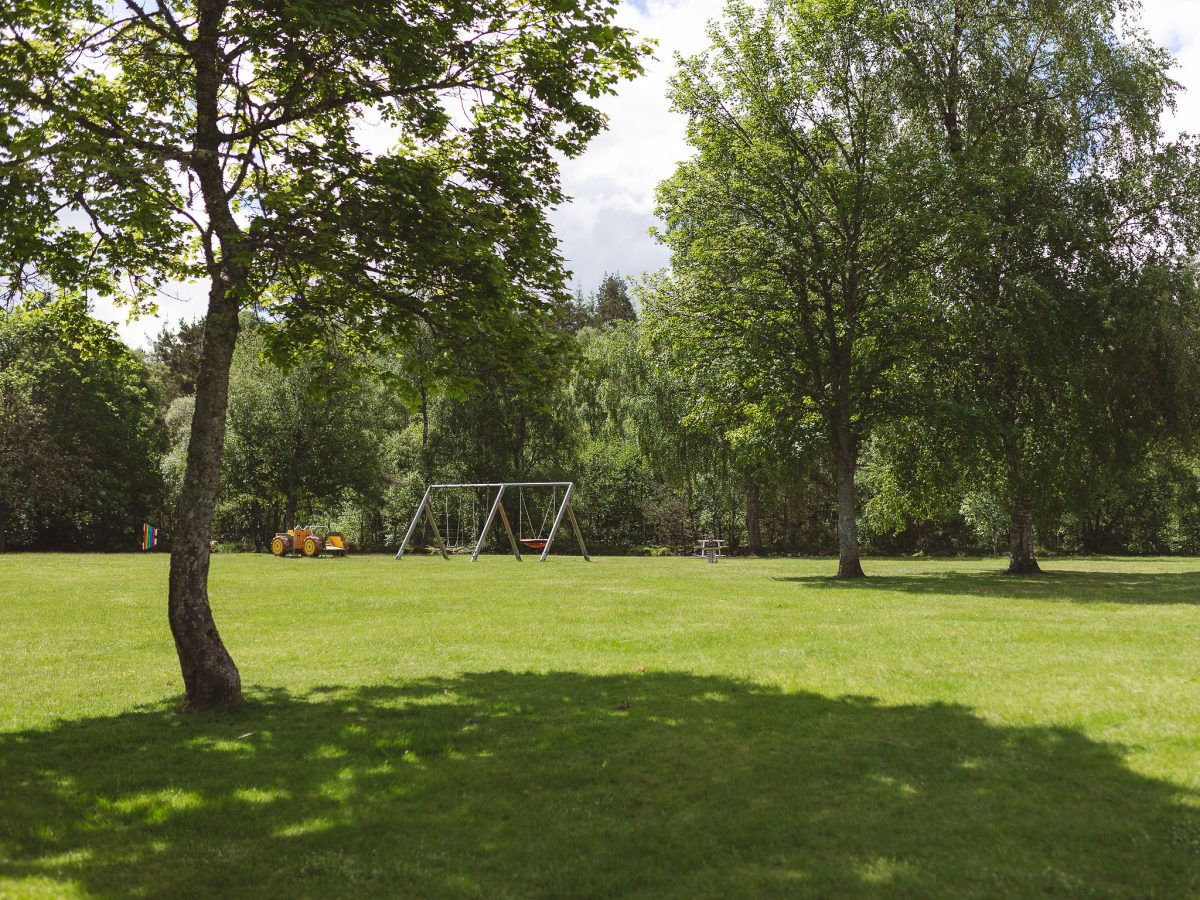 Opposite Potarch Lodge is Potarch Green, which feature a children's play park